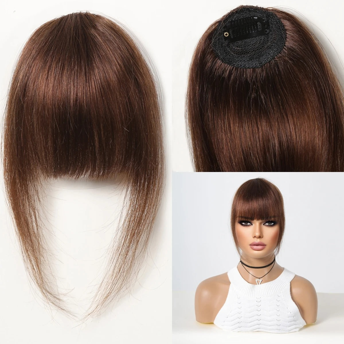 Clip In Bangs 100% Human Hair