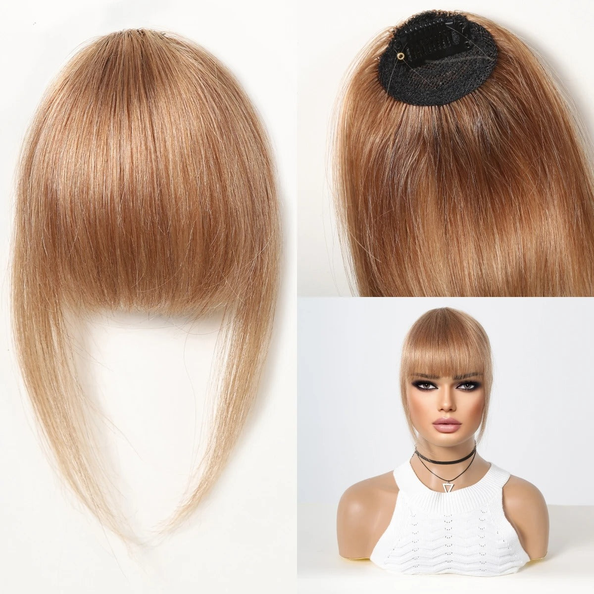 Clip In Bangs 100% Human Hair