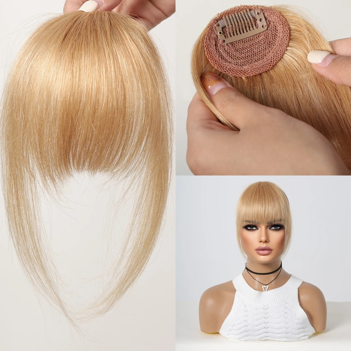 Clip In Bangs 100% Human Hair